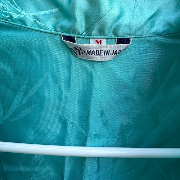 Mint Green Asian Style Jacket with Black Tie - Picture 13 of 14